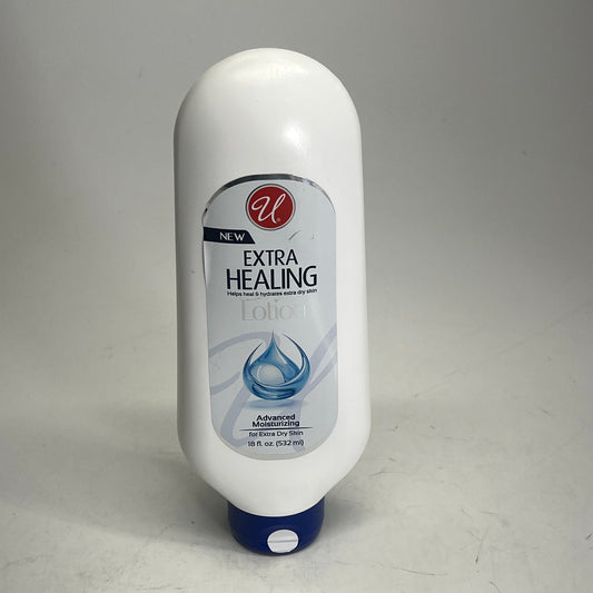 ZA@ U (2 PACK) Extra Healing Lotion Advanced Moisturizing 18 Fl Oz 55043