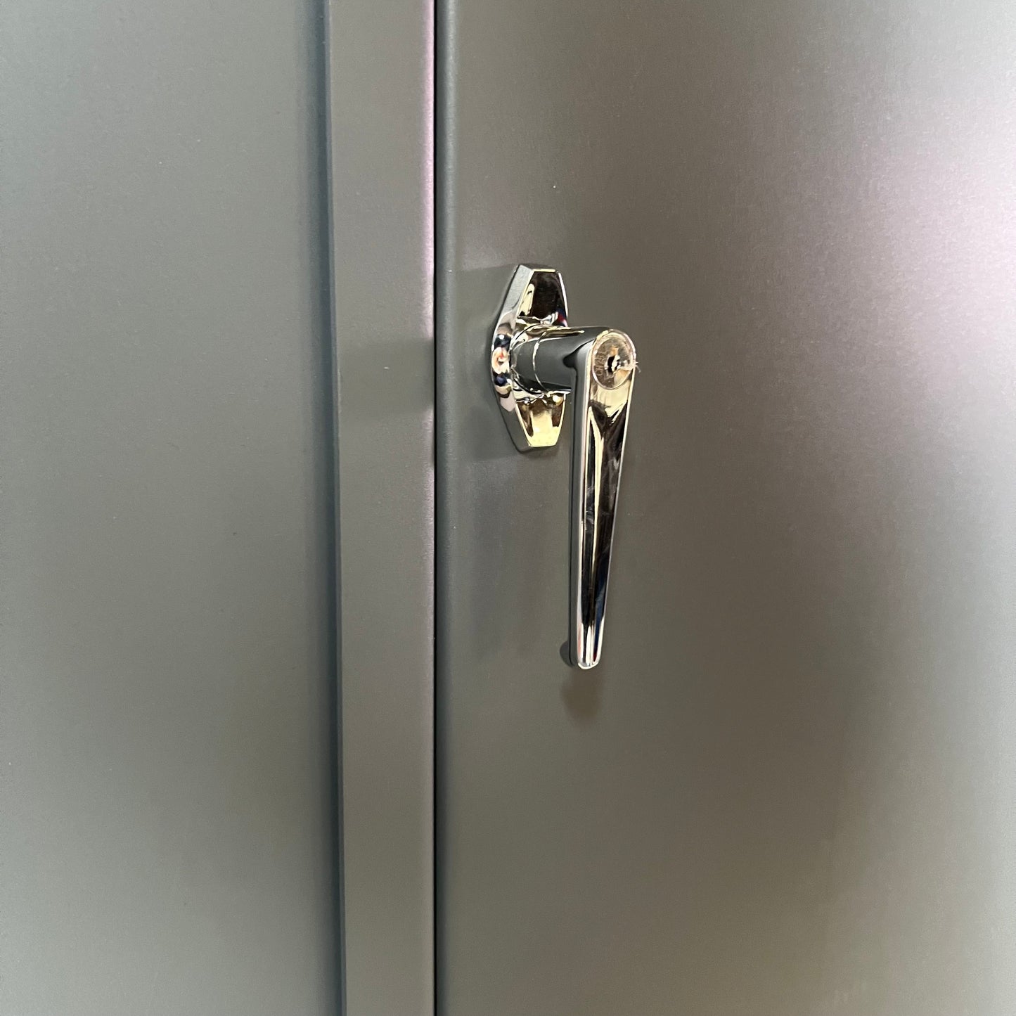 DURHAM MFG Steel Garage Cabinet w/ Blue Bins 72"H x 25"T x 48"W (Minor Damage)