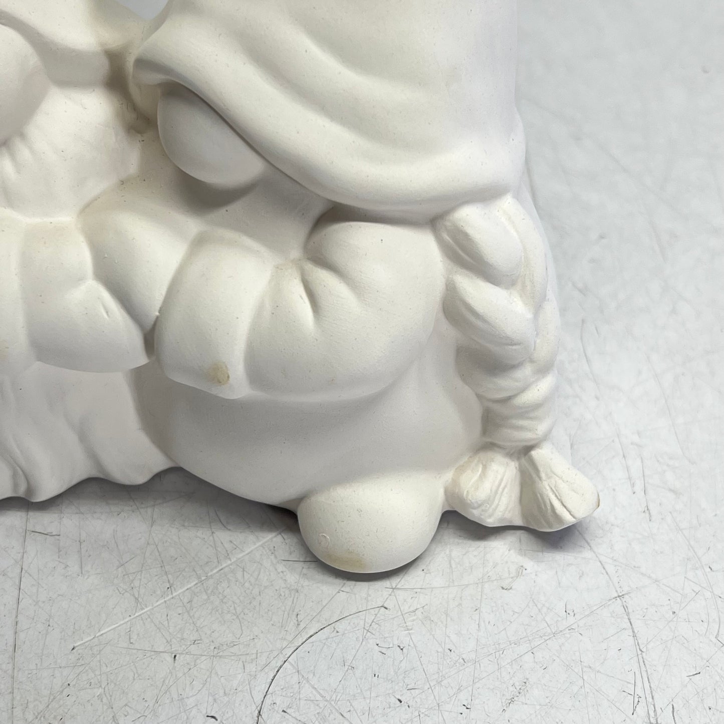 GARE Blank Ceramic Mr & Mrs Heart Gnome for Glazing & Painting 8"x6"x4" 032425
