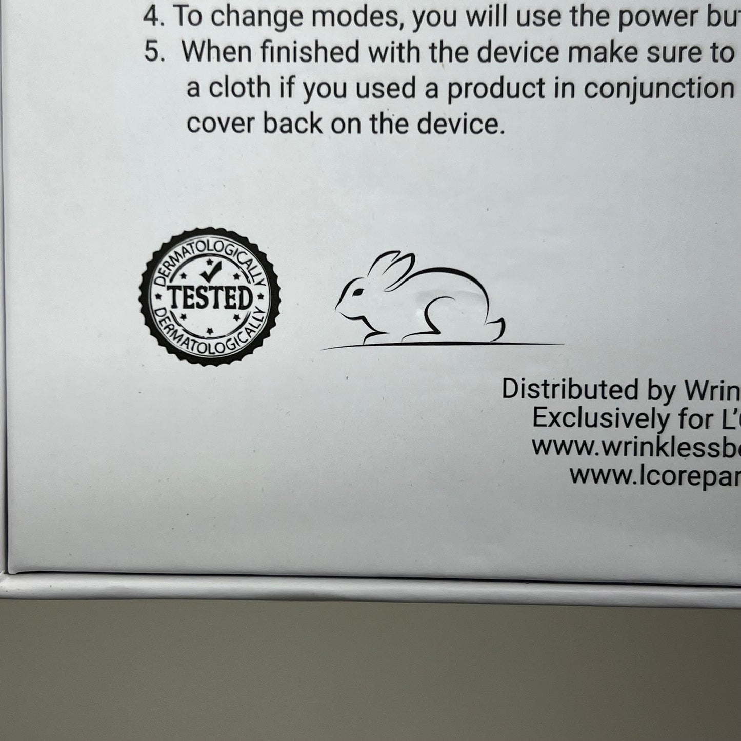 ZA@ L'CORE Wrinkless Neck Innovating Clinical Beauty LED Light Therapy Retail $2000