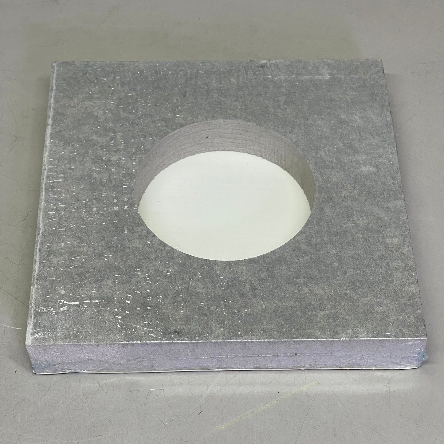 PORTLANDPRODUCTS (10 PACK) Primed Smooth Small Light Block O/D 7.25" x 7.25" x I/D 3-5/8" Grey PPS231LBS