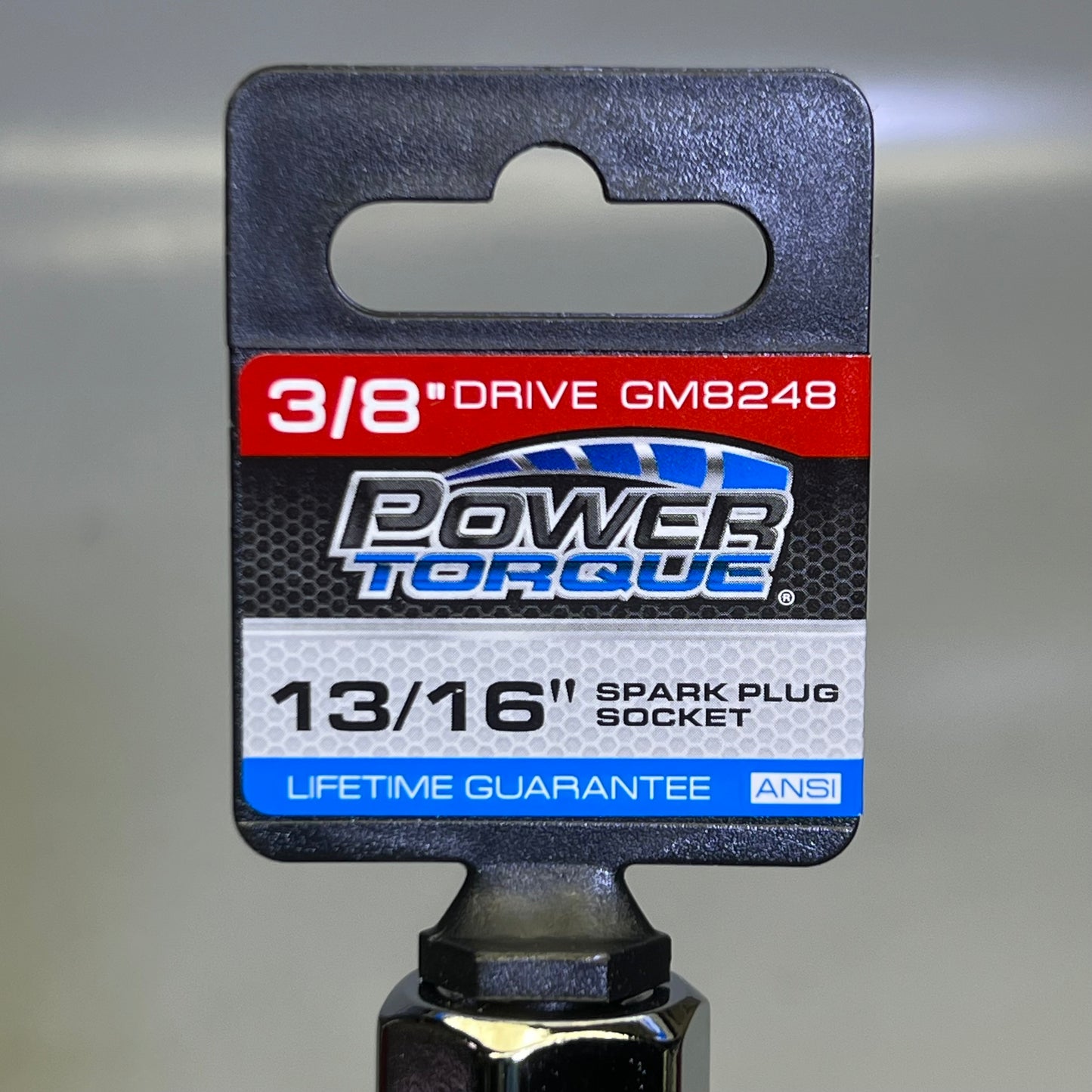 POWER TORQUE 13/16" Inch Socket 3/8" Inch Drive 6 Point GM8248