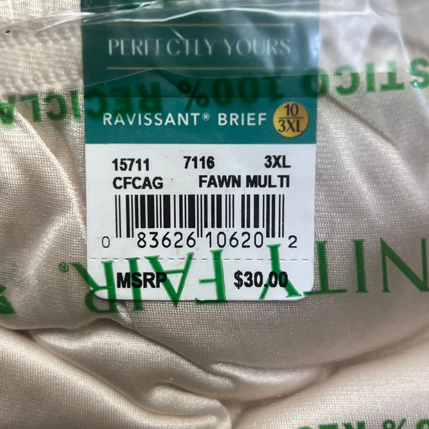 ZA@ VANITY FAIR Lot of Assorted Cotton Briefs Women's Variety of Sz Pink/Blue/Yellow/Tan