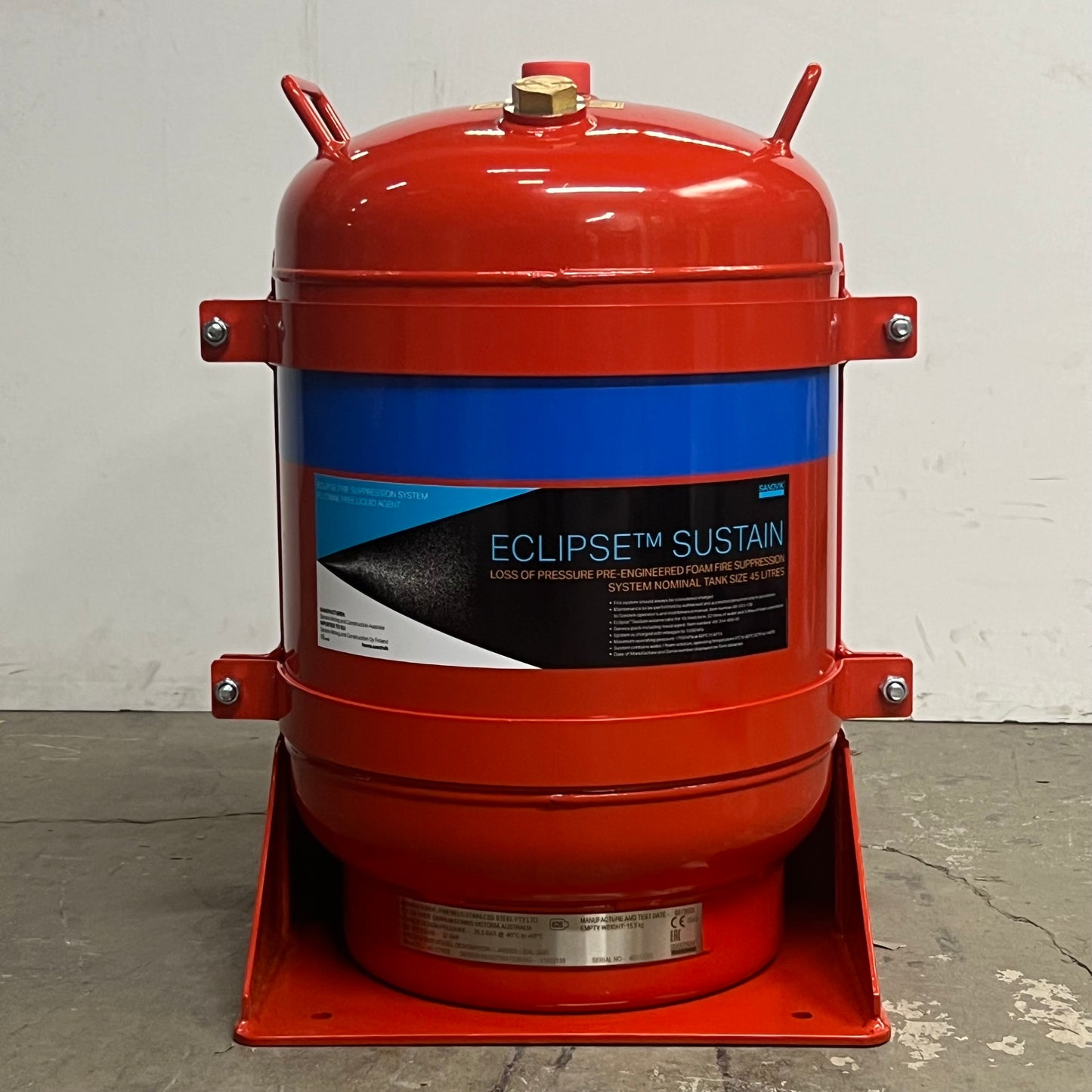 SANDVIK Eclipse Sustain Foam Fire Suppression Tank & Kit