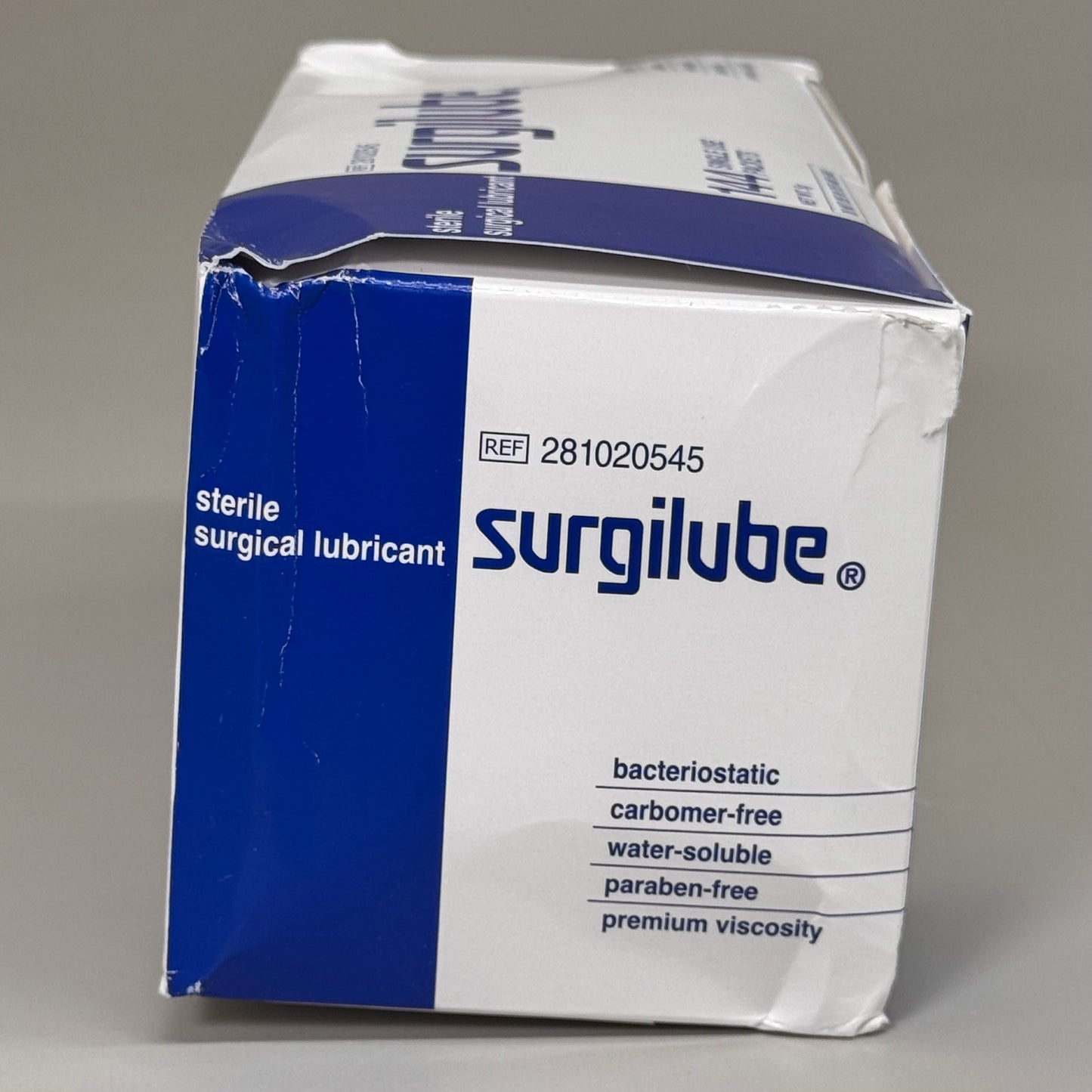 SURGILUBE (144 PACK) Sterile Water-Soluble Surgical Lubricant 5 g BB 04/2027