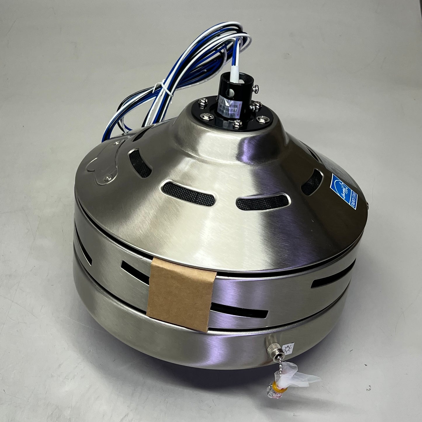 TRANSGLOBE Cappleman Energy Star 5-Blade Ceiling Fan Brushed Nickel F-1020-ES BN