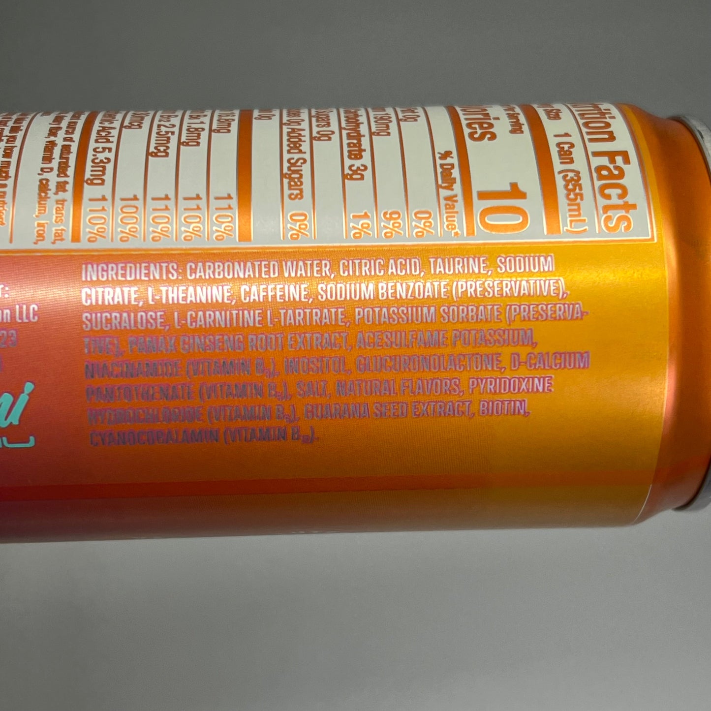 ZA@ ALANI (24 PACK) Sugar Free Orange Kiss Energy Drink 200mg Caffeine 12 fl oz BB 11/26 G