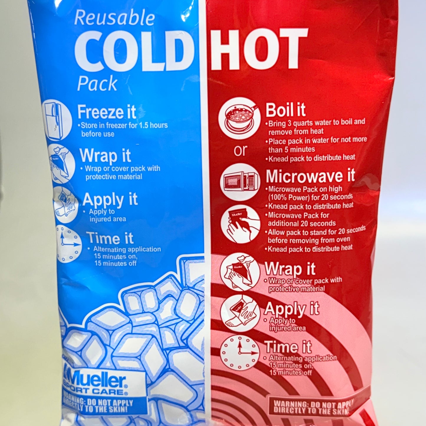MUELLER SPORT CARE (12 PACK) Reusable Cold Hot Pack 6" X 9" - New
