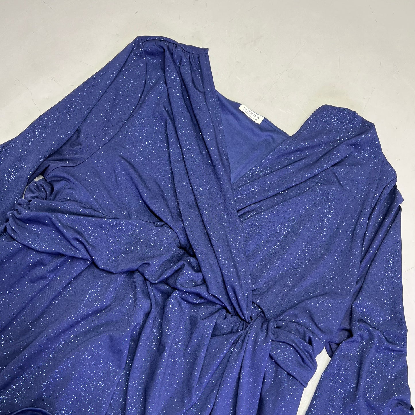 KIYONNA Romanced By Moonlight Gown Women's Sz 4X 26-28 Sparkle Blue (Pre-Owned)