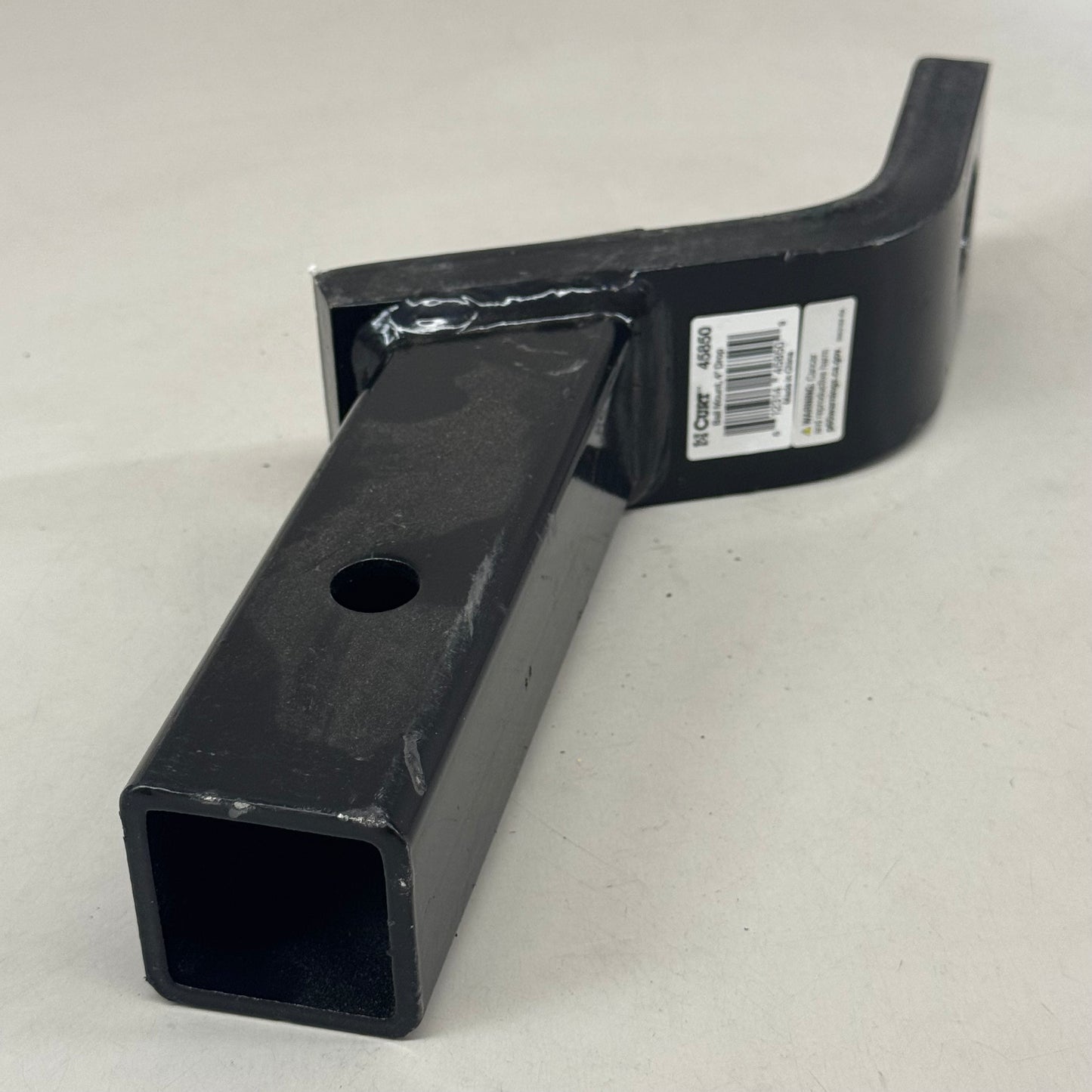 CURT Ball Mount Hitch Steel Shank No Ball 12" Overall Length Black 50703C-R1 (As-Is See Images)