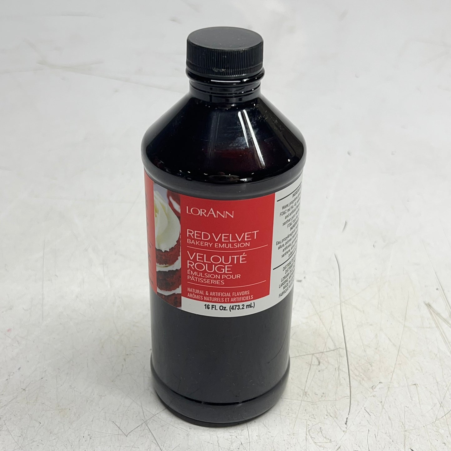 LORANN (2 PACK) Red Velvet Bakery Emulsion For Color & Flavor 16 Fl Oz BB 08/27