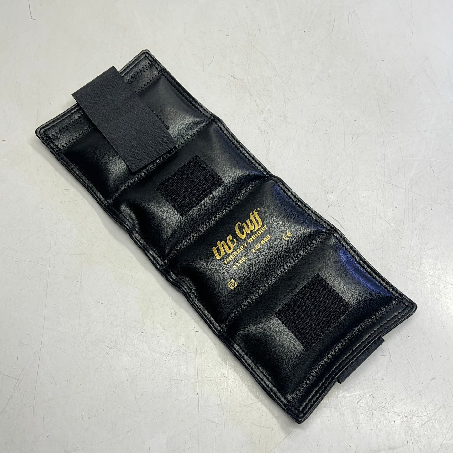 THE CUFF Original Ankle & Wrist Weights Physical Therapy 5lb Black 10-2509