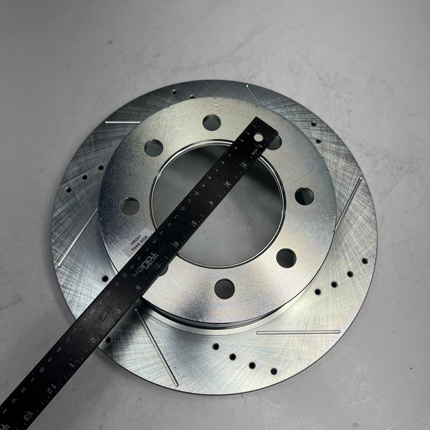 POWER STOP Disc Rotor Drilled & Slotted Front Right Passenger Side AR8771XR