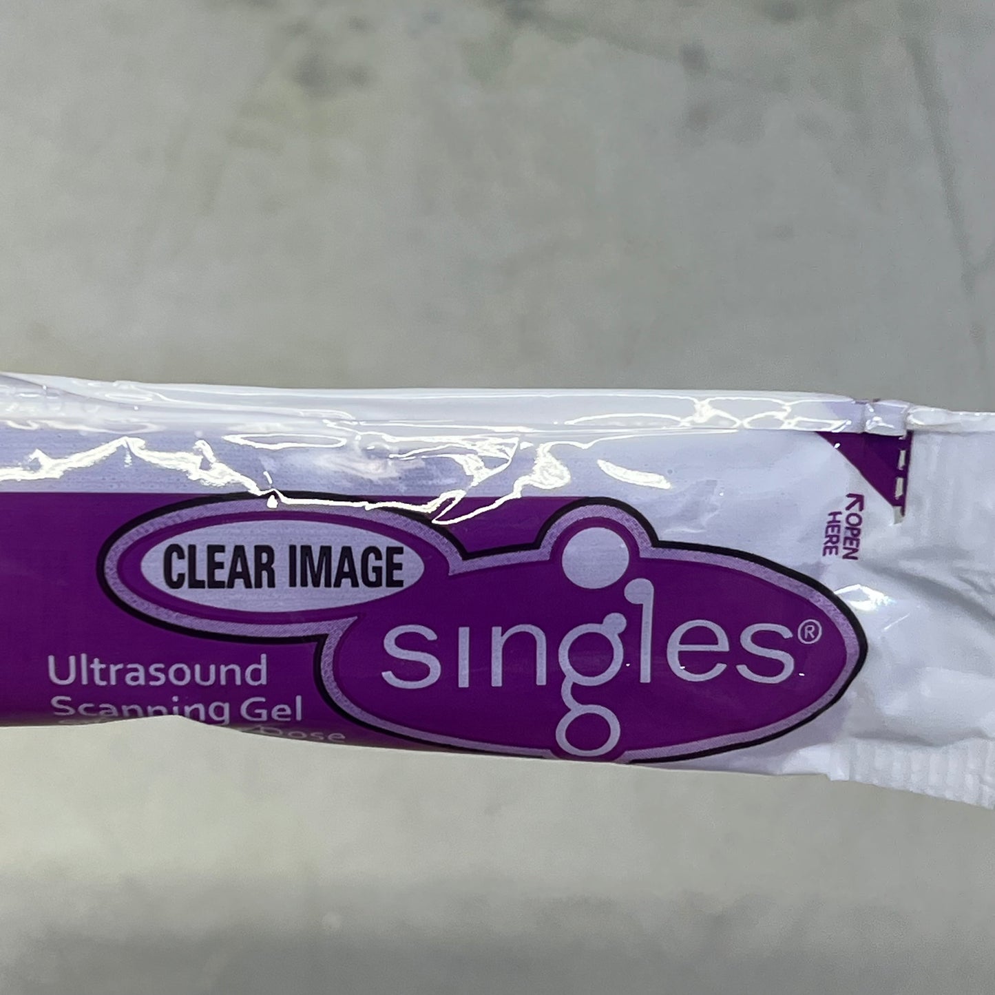 ZA@ CLEAR IMAGE (100 PACK, 1 Fl Oz Each) Singles Lite Ultrasound Gel Packets High Viscosity Clear