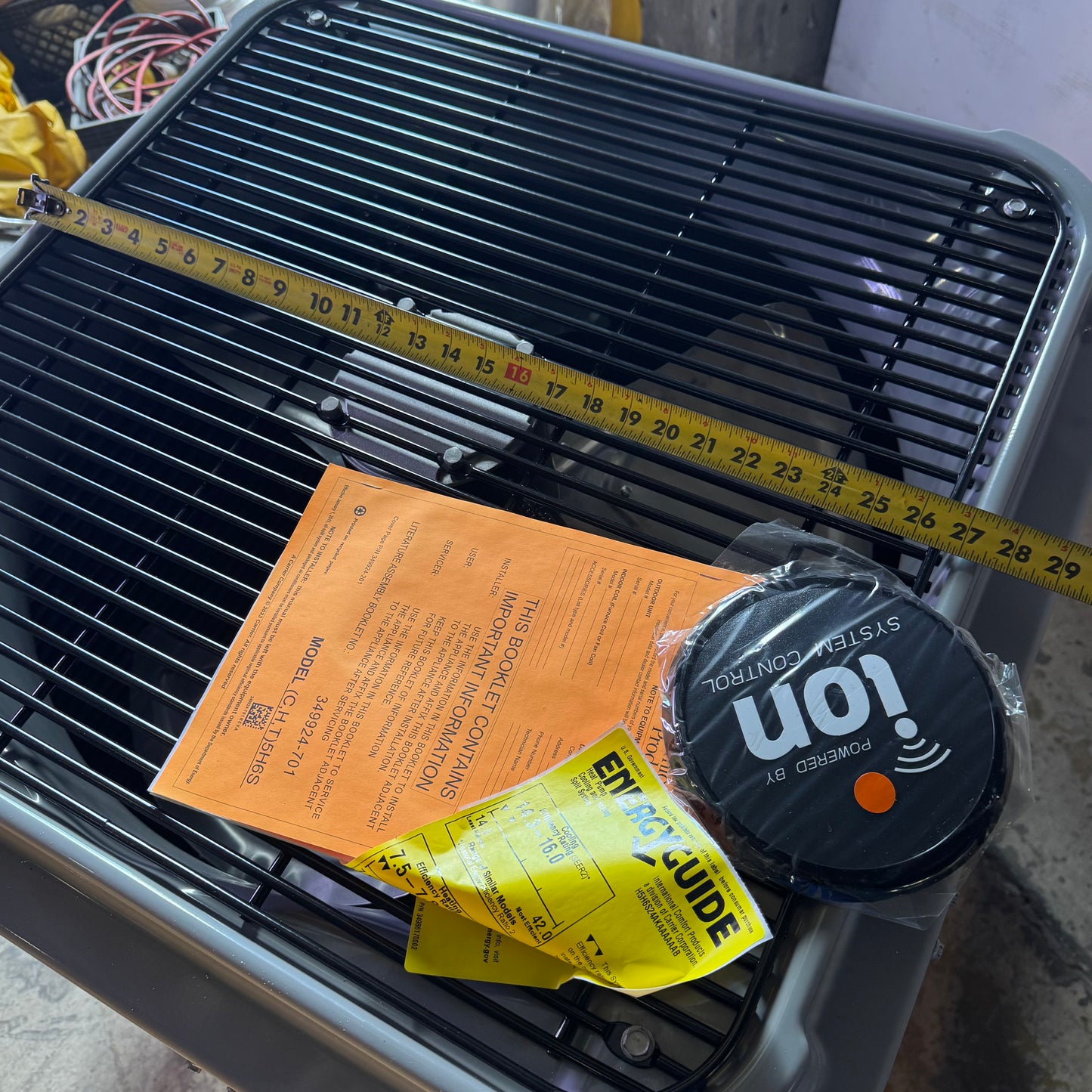 ICP 2 Ton Heat Pump Outdoor Unit 197/253V Sz 29"W x 29"L x 35.5"H, H5H6S24AKAAA