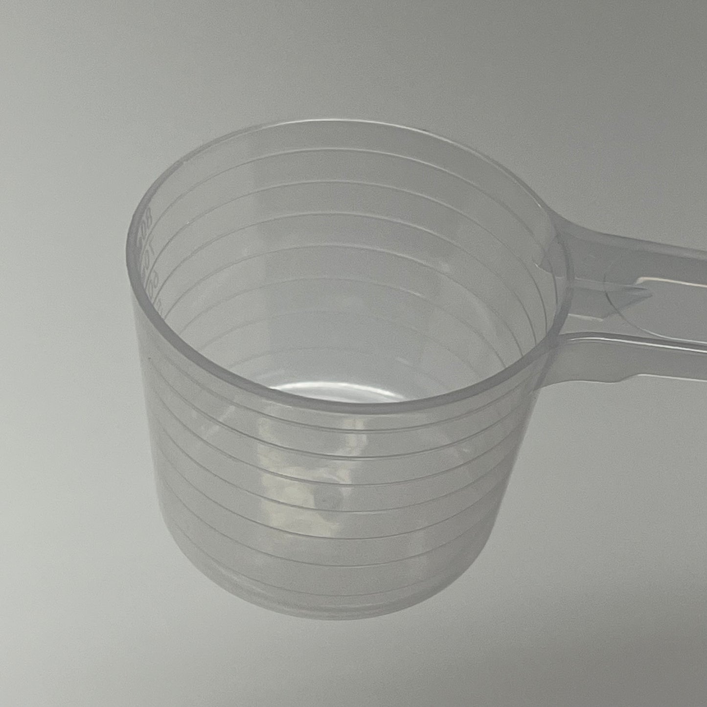 ZA@ (20 PACK) Plastic Measure Powder Scoop  80ml  Clear