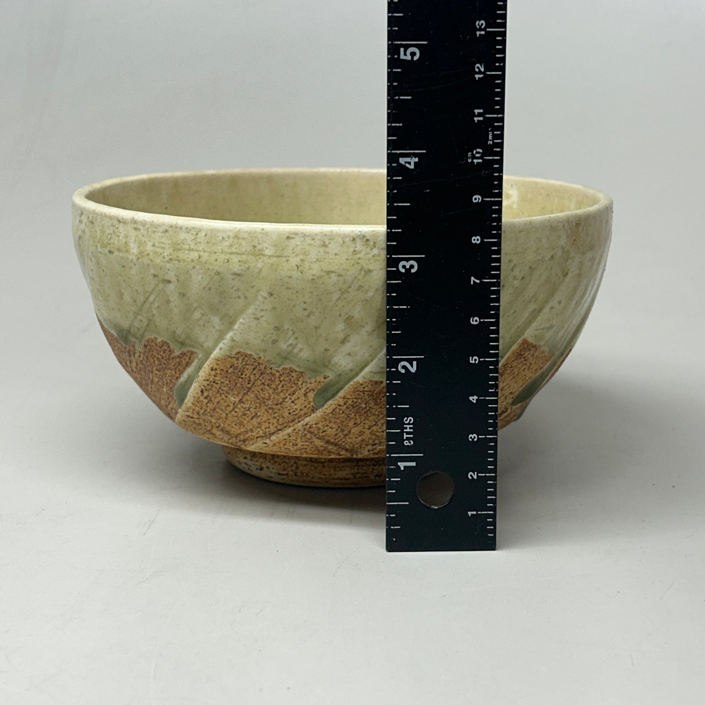 (2 PACK) Glazed Pottery Ceramic Cereal Bowls Tan (New)