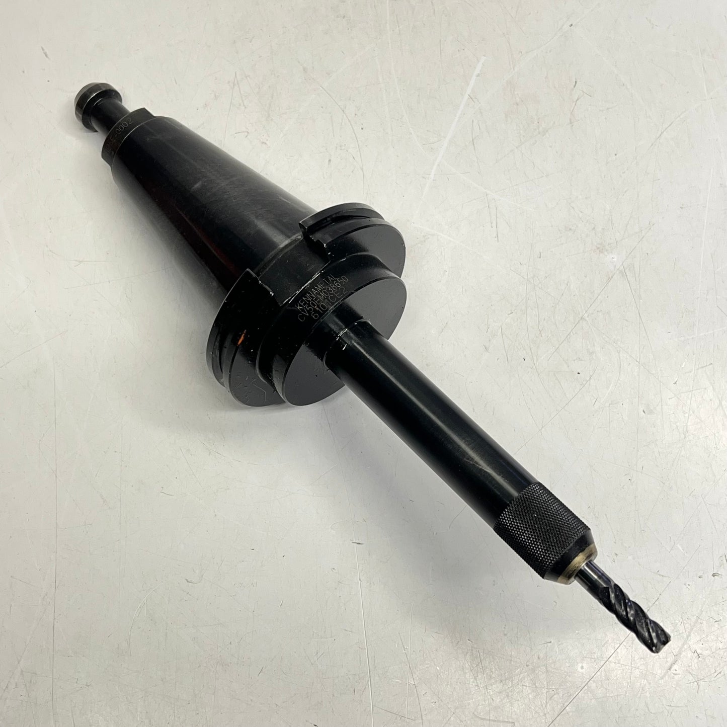 KENNAMETAL Cat 50 Taper Shank End Mill Holder ~7/16" Hole Dia CV50EM038650 (Used)