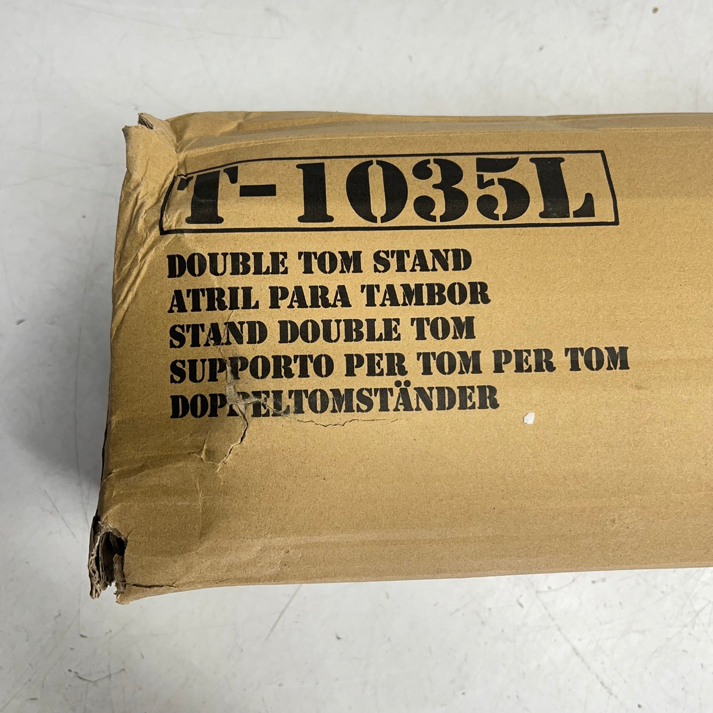 PEAL Twin Tom Stand W/ L-rod Premium Tour Grade Adjustable Chrome T-1035L