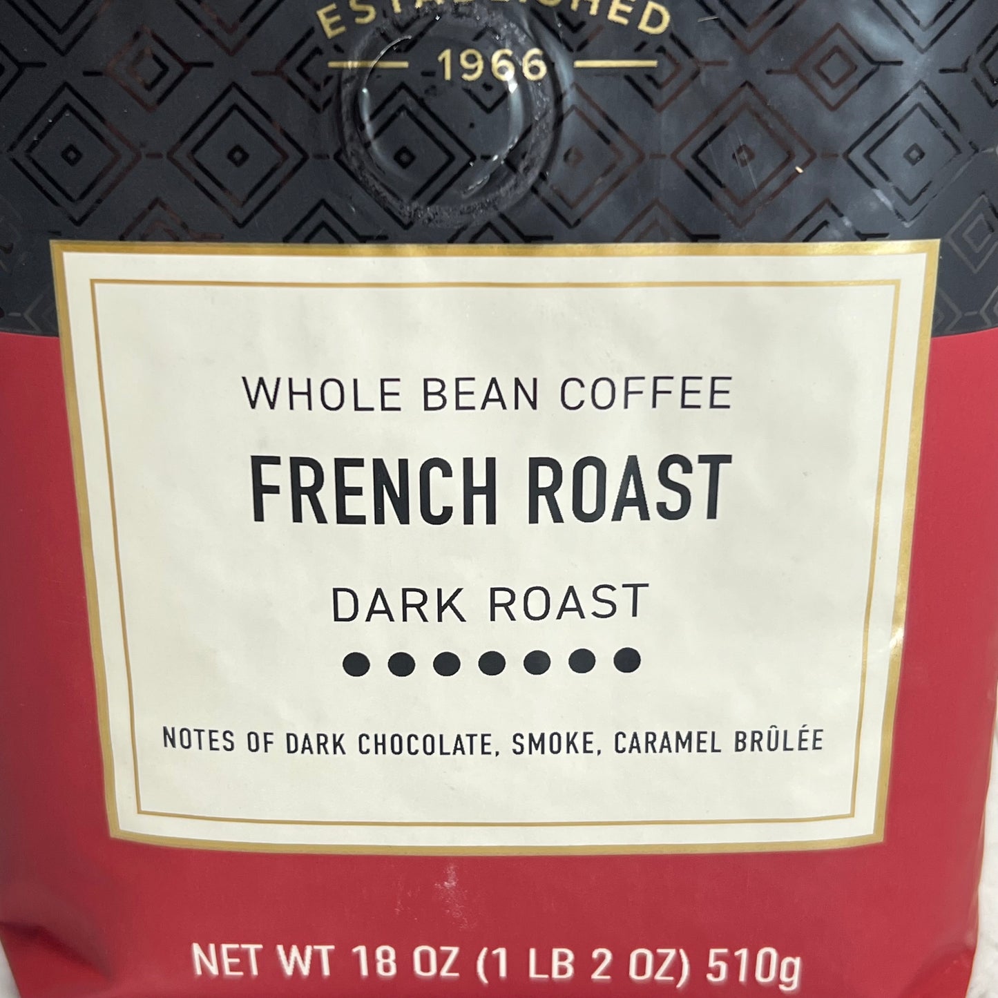 PEETS (2 PACK) Whole Bean Coffee French Deep Roasted Roasted Dark 1 Lb BB 03/27