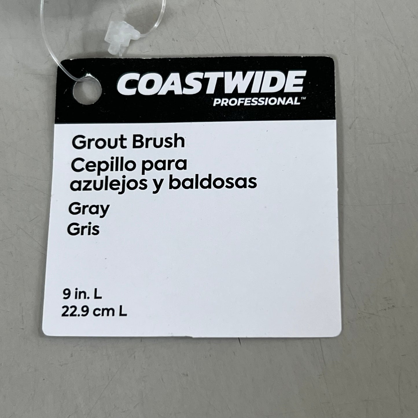 COASTWIDE (8 Pack) Grout Brush 9" Gray