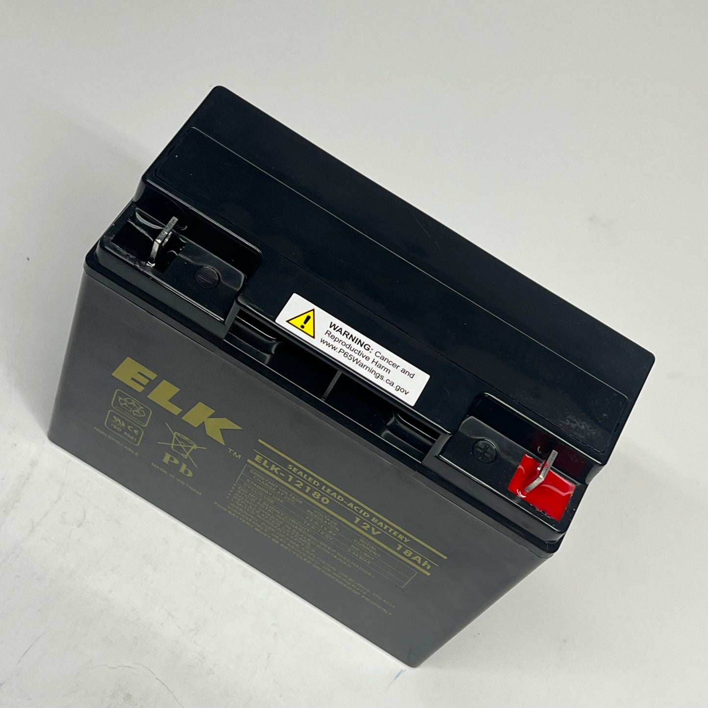 ELK Sealed Lead Acid Battery Rechargeable B1-m5 Bolt & Nut 12V 18AH ELK-12180