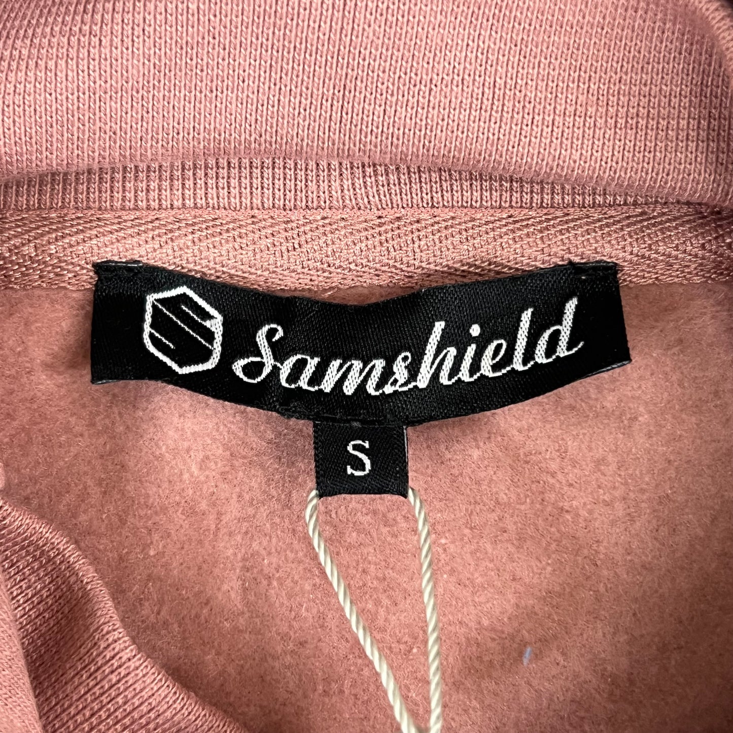 SAMSHIELD Camilla Equestrian Hooded Women's Sweatshirt Sz S Blush Pink