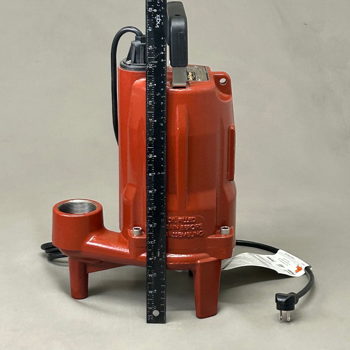 LIBERTY PUMPS 1 HP ProVore Residential Grinder Pump Non-automatic 11"x7.12"x17.625" PRG101M