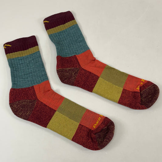 DARN TOUGH Hike/Trek Socks Micro Crew Lightweight Men SZ M 8-9.5 Teal Merino Wool