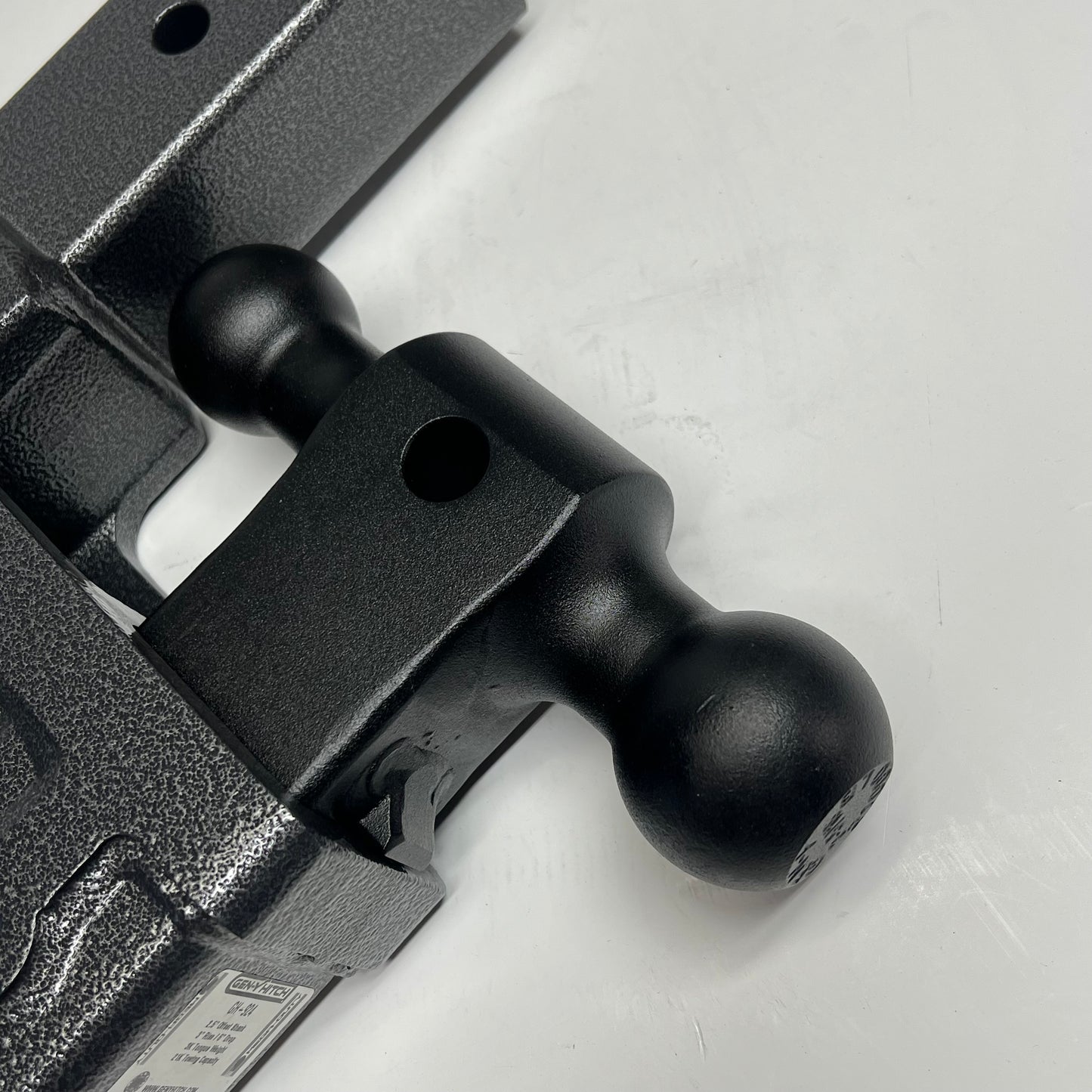 GEN-Y Adjust 2 Ball Mount W/ Stacked Receivers 2-1/2" Hitch 6" Drop/Rise GH-9|24