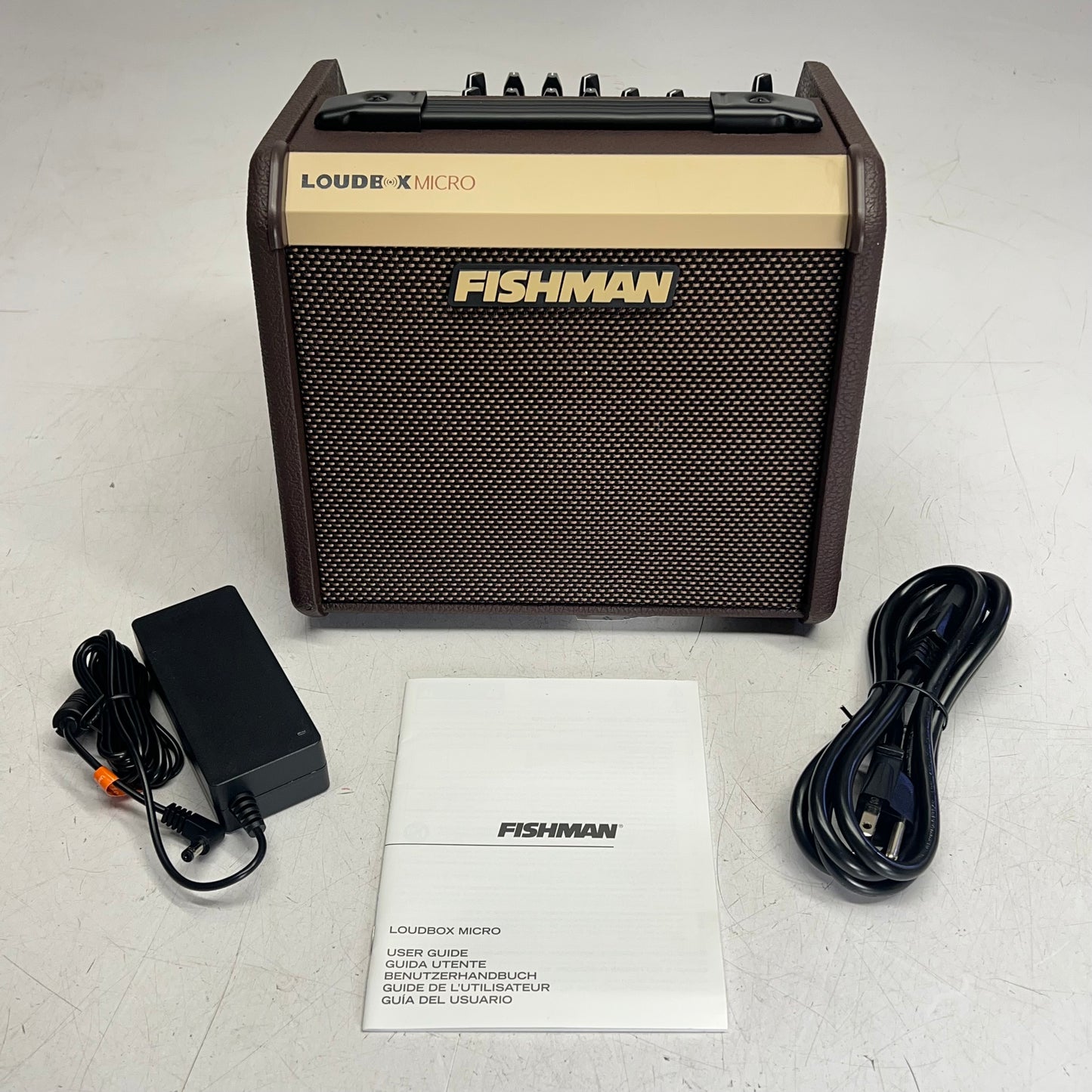 FISHMAN Loudbox Micro Acoustic Guitar Amplifier 40W 1 X 5.25" Brown PRO-LBT-4|00