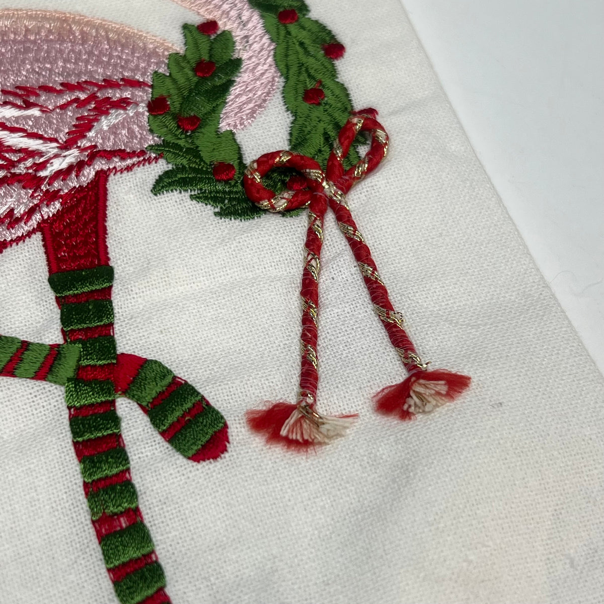 OAKSTREET (2 PACK) Holiday Flamingo Dish Towel Decoration  25"x18" OSW237169
