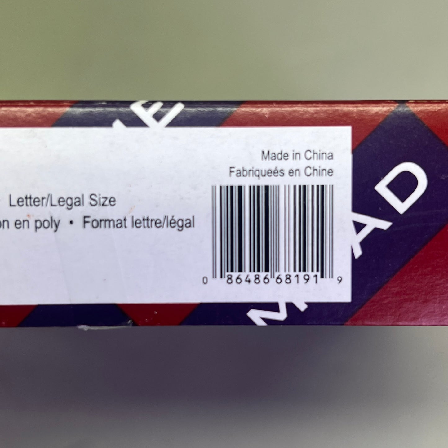 SMEAD (24 PACK) Polypropylene File Retention Jackets Letter/Legal Sz Clear 68191