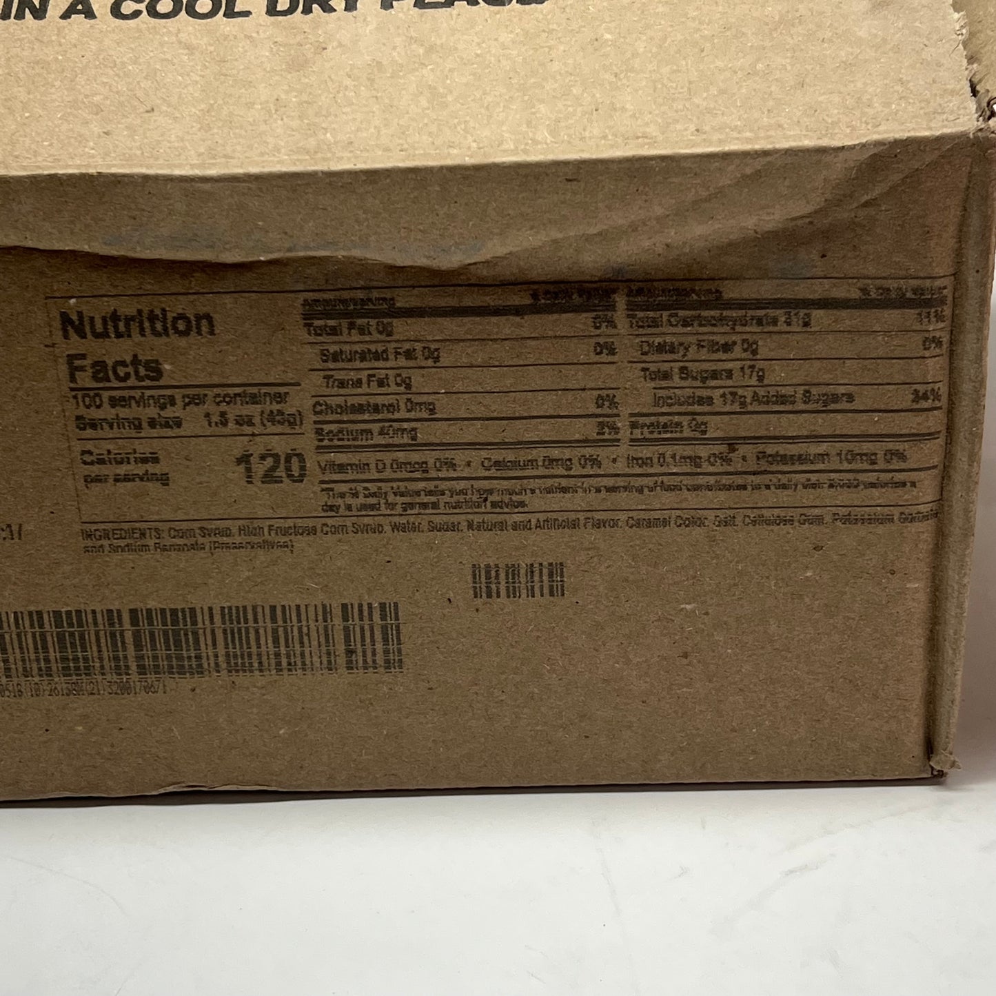 ZA@ SAUER (100 PACK) Regular Table Syrup Individually Packaged 1.5oz BB 11/26