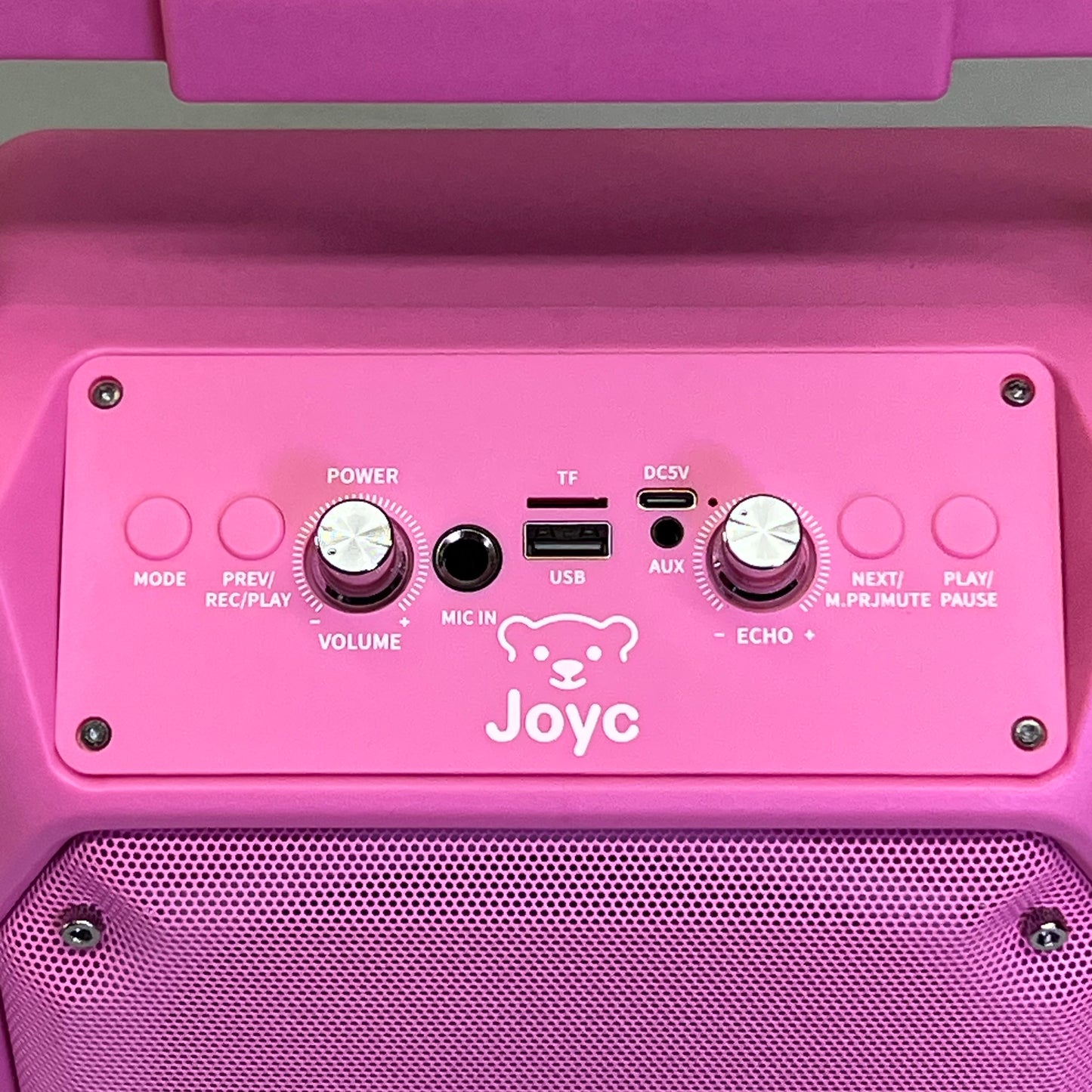 JOYC Mic Drop Karaoke Machine With 2 Wireless Mics & RGB Lights 2AKZ8-LBS237