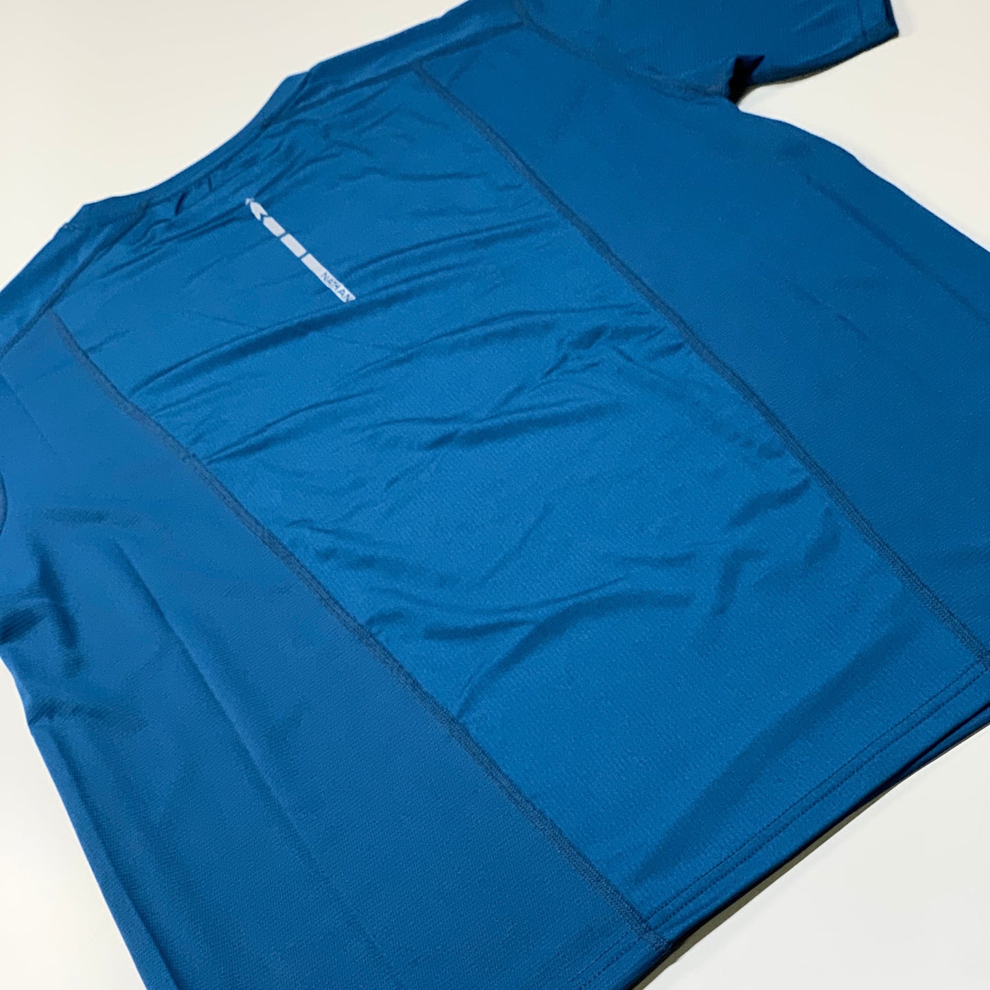 NATHAN Raise Short Sleeve Shirt Tee 2.0 Men's Sailor Blue Size L NS50880-60062-L