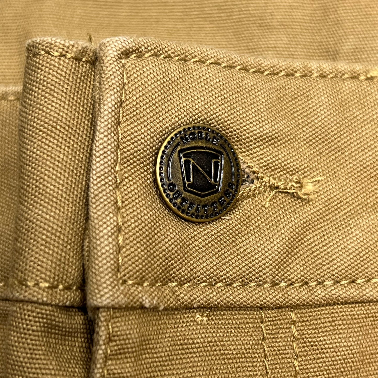 NOBLE OUTFITTERS Canvas Double Front Work Pant Men's Sz 38x30 Coyote 18452