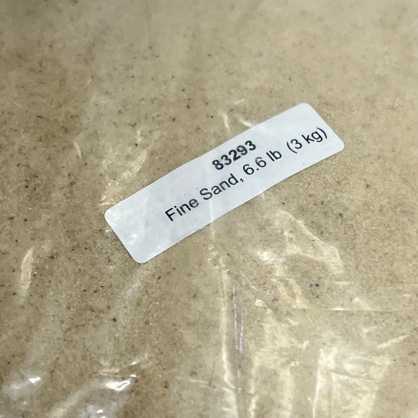 ZA@ HMH (6 LB BAG) Find Sand For Crafting, Terrariums & More Light Tan 832|93 A