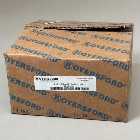 ROYERSFORD Spherical 4-Bolt Flange Bearing Expansion 2-15/16" Red 40-05-E215