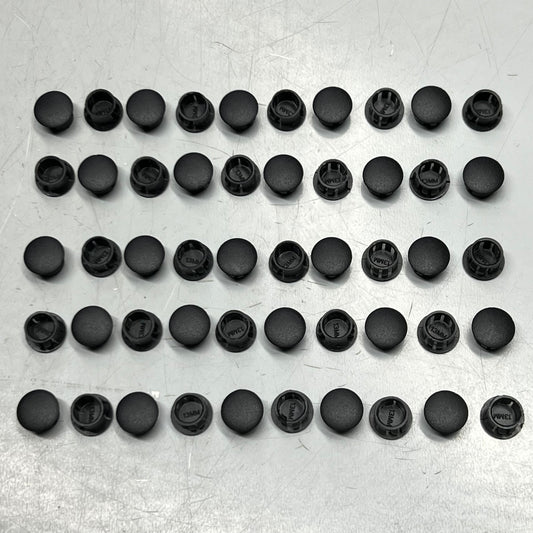 COSHAR (50 PACK) 1/2" Plastic Black Locking Hole Plug Panel, Hole Diameter 13mm X002PUA14J