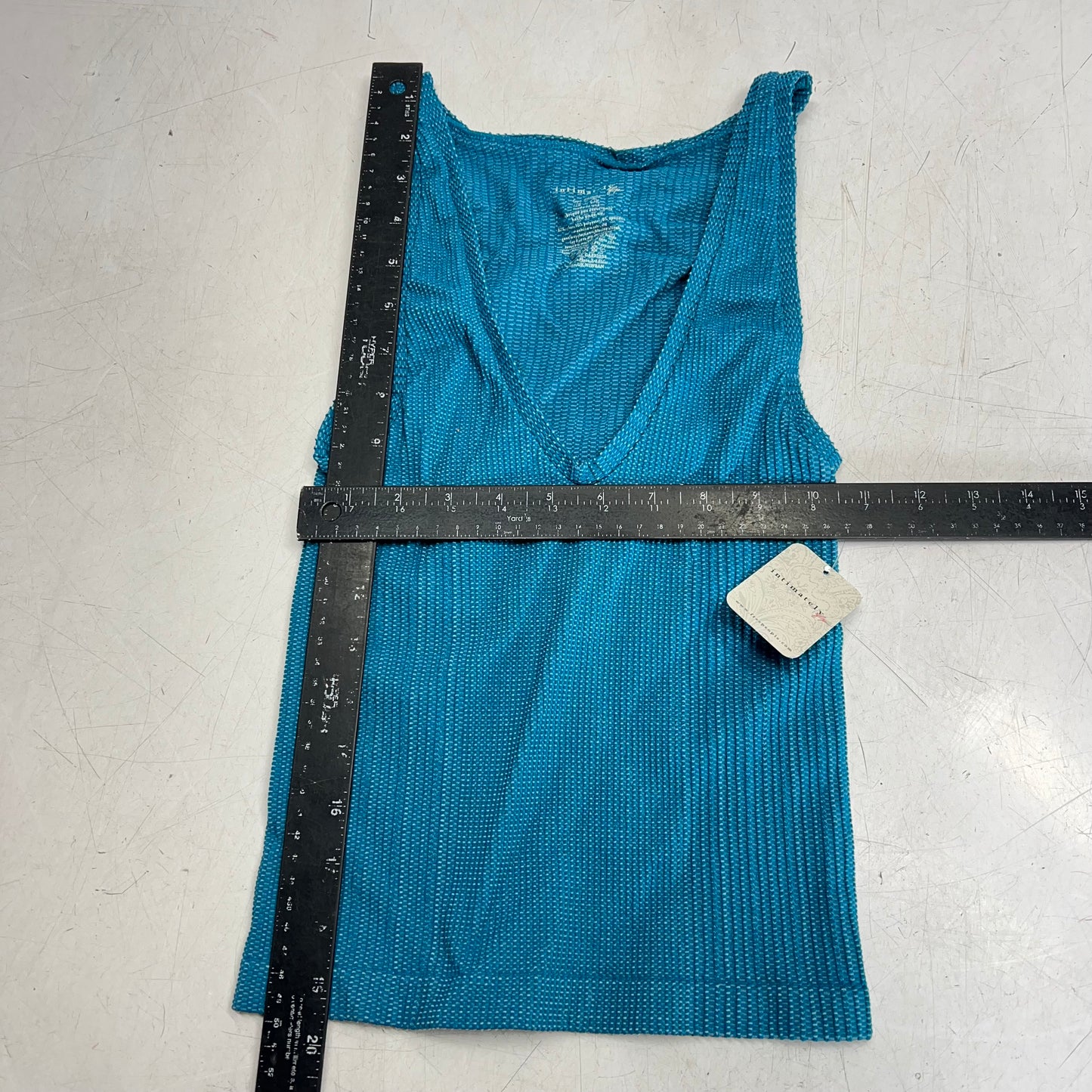 FREE PEOPLE Clean Slate Seamless Tank Women's Sz L-XL Bayside Carpenter 105898563