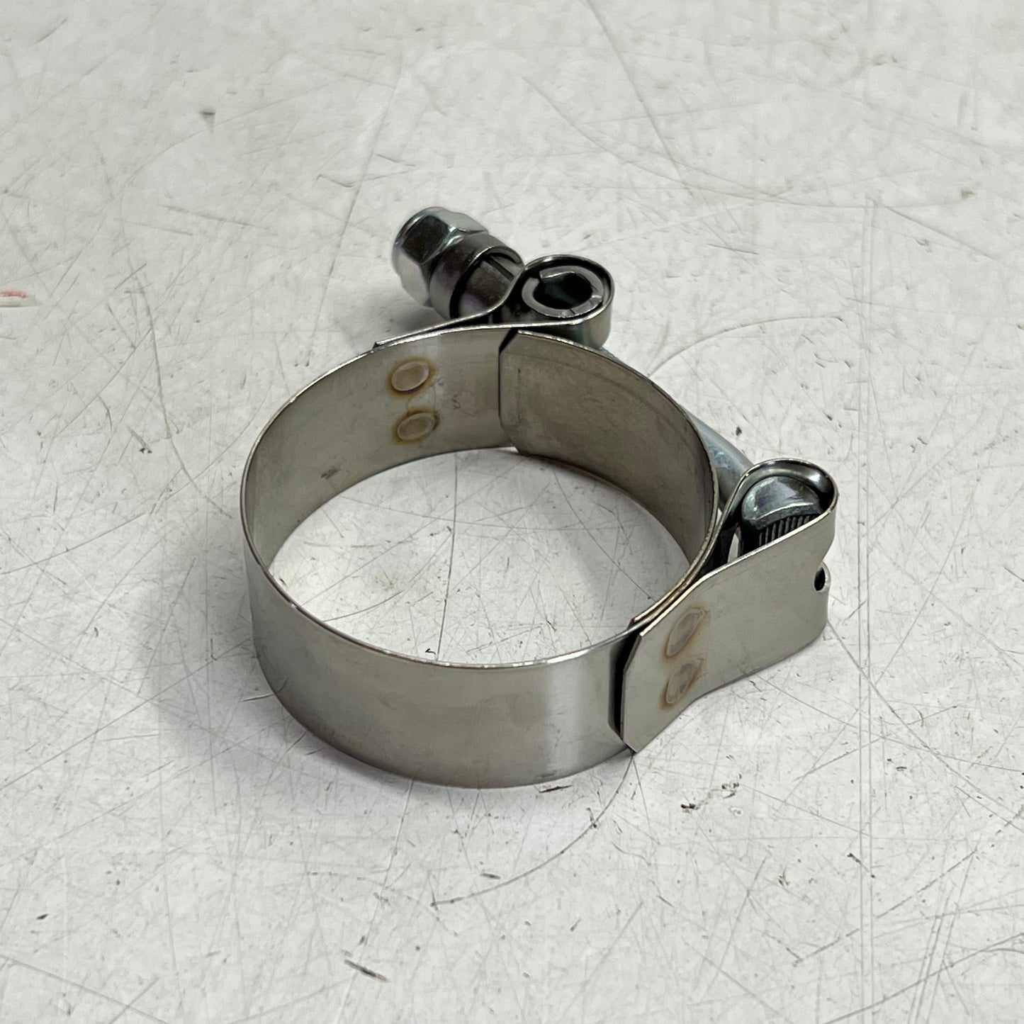 GATES (2 PACK) Green Stripe Hose Clamp Stainless Steel 1-3/4" to 2" Silver 32752