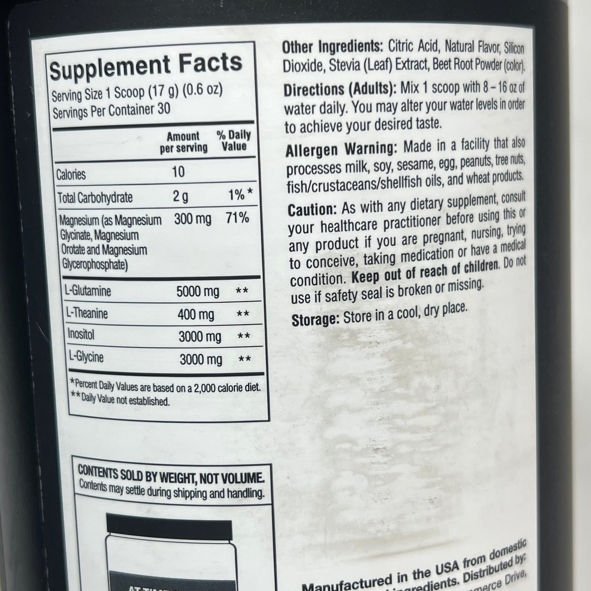 SPOKEN Sleep Builder Calming Supplement Cherry Flavor 30 Servings 18oz BB 02/27