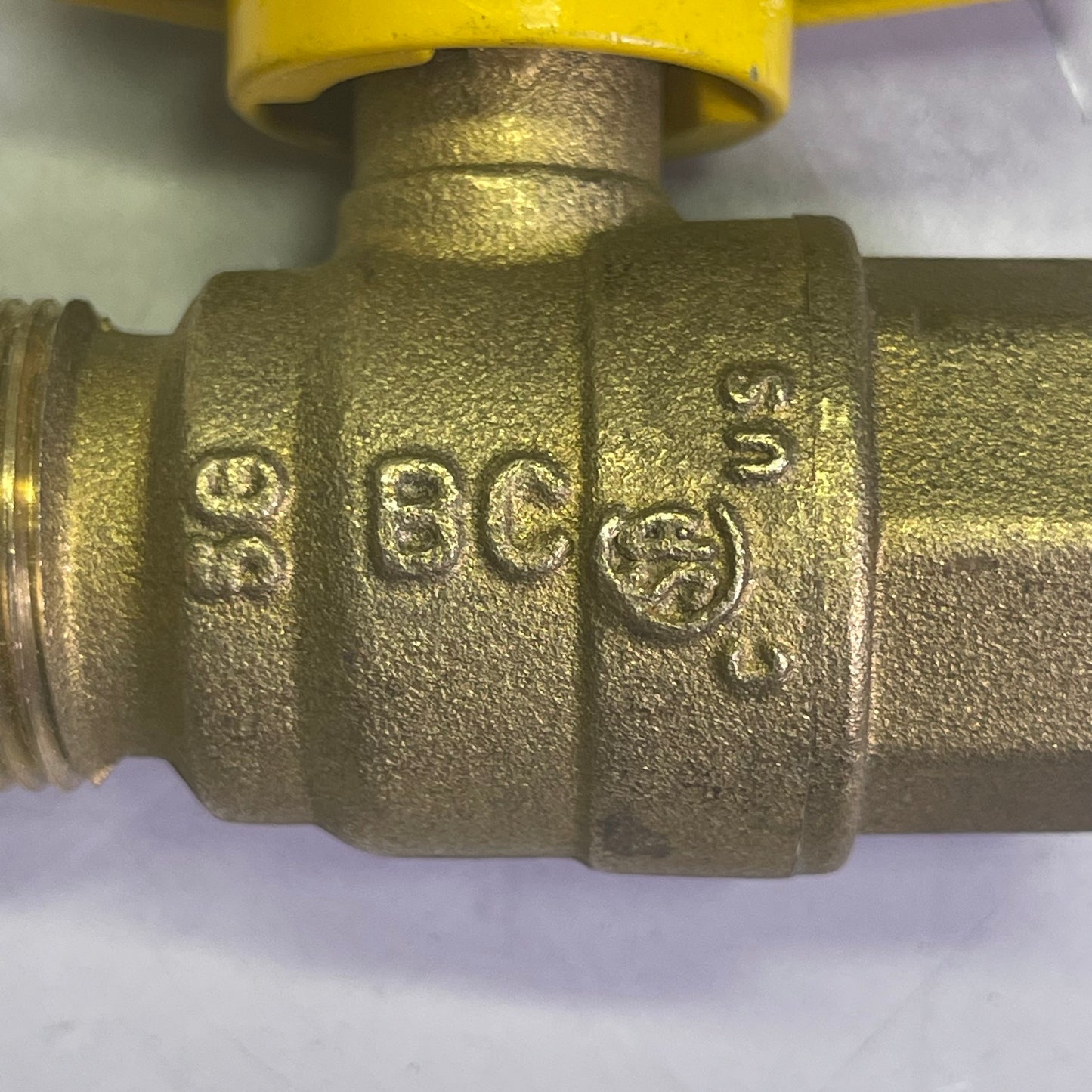 BRASSCRAFT (5 PACK) Gas Ball Valve Flare x FIP Straight 5/8" OD x 1/2" Brass