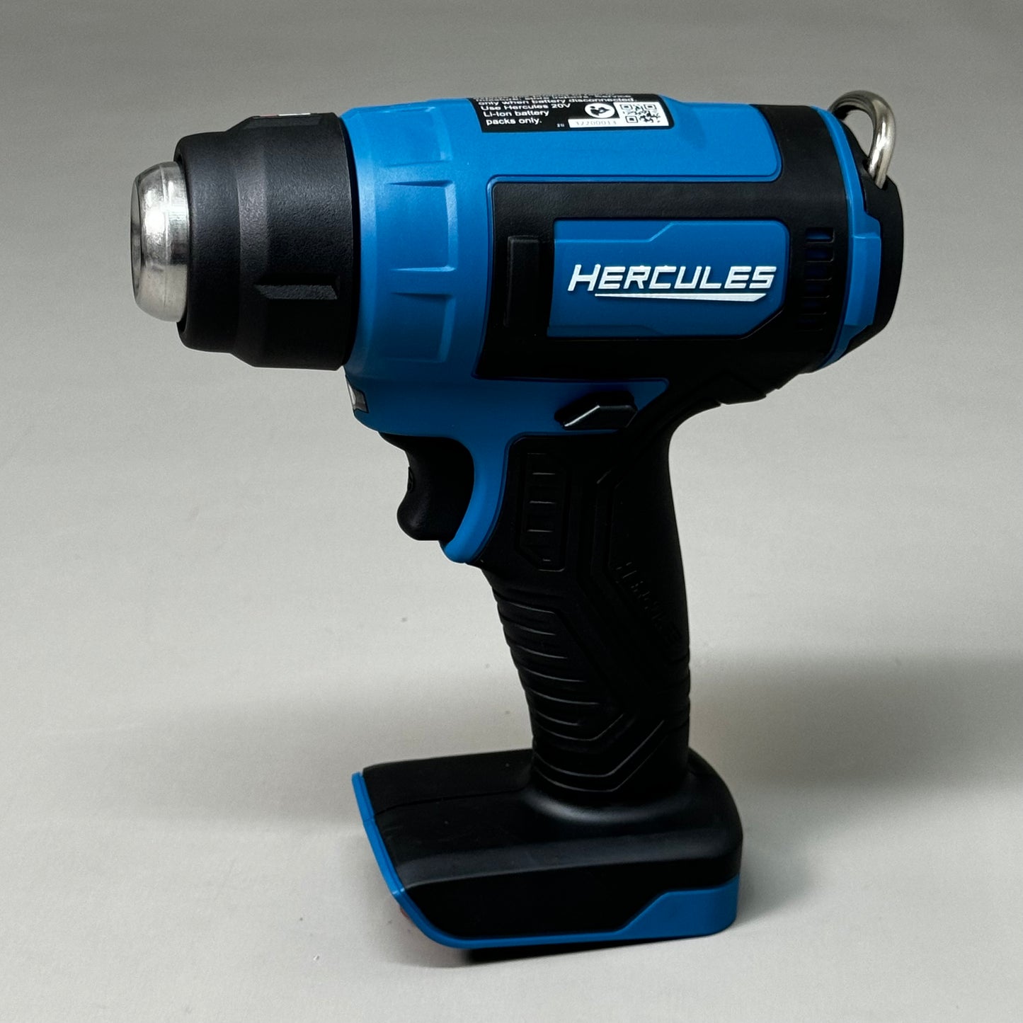 HERCULES 20V Lithium-Ion Cordless Compact Heat Gun 7" x 8 1/2" Blue HC105B