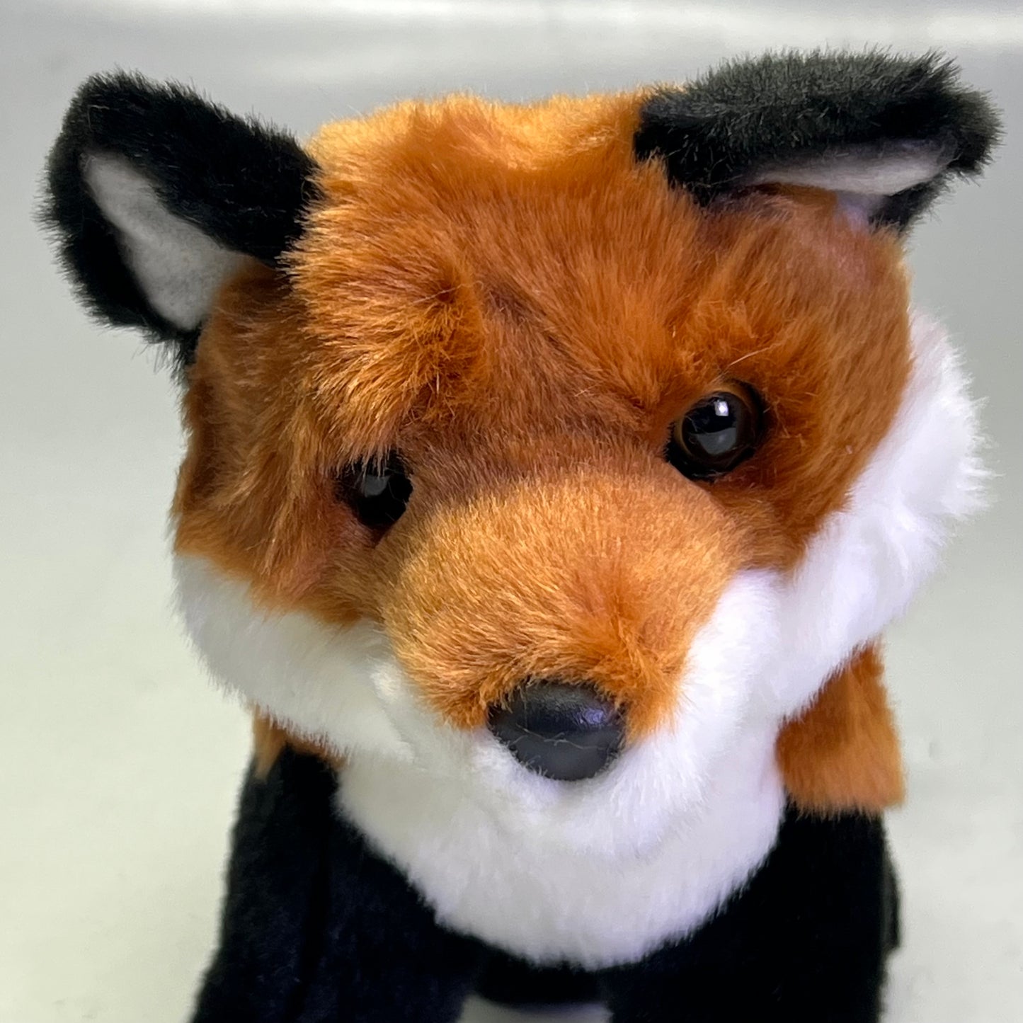DOUGLAS Bushy Red Fox Plush Stuffed Animal 11"L x 7"H Brown & White 1738