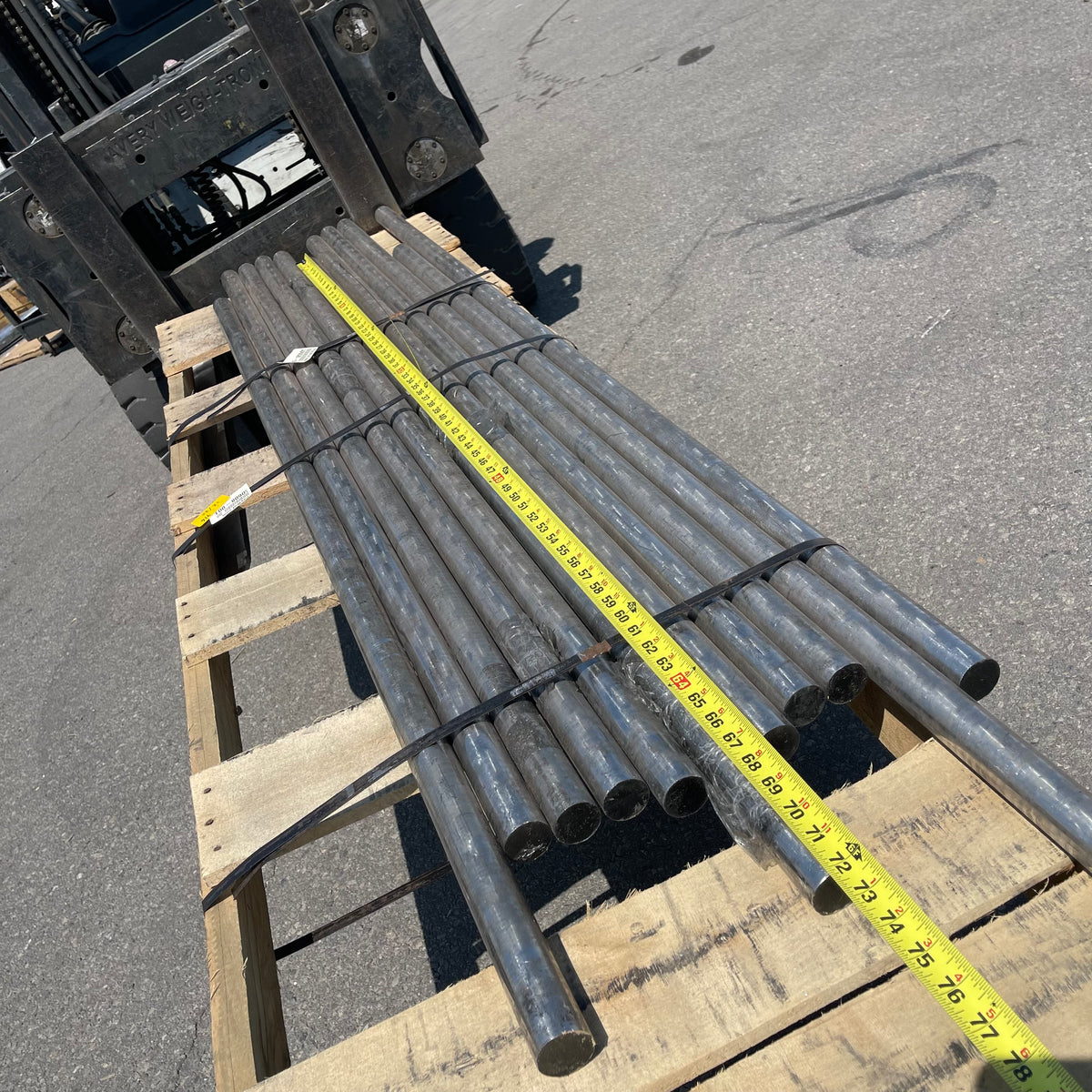 UNBRANDED Steel Rods for Machining/metalworking 6 ft ~418 lbs total
