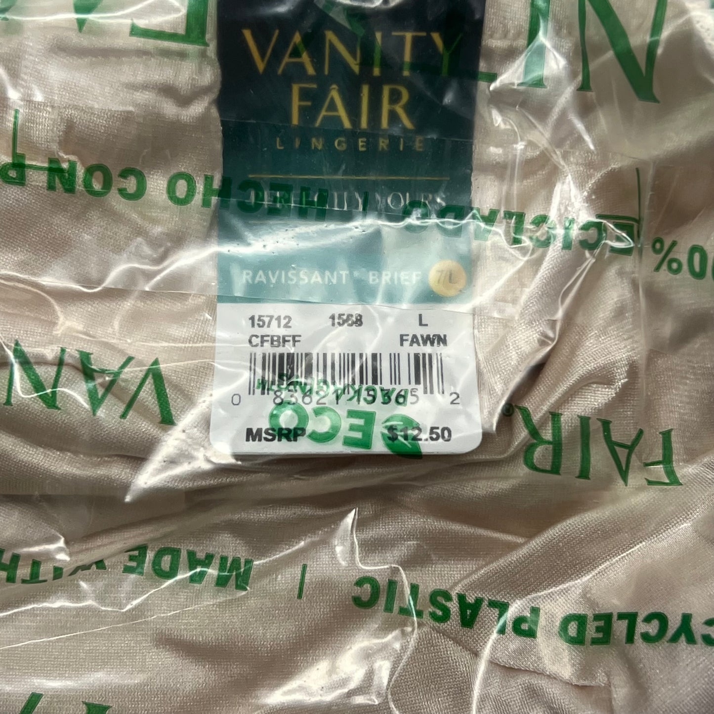 ZA@ VANITIY FAIR Lot Of Assorted Style Underwear Women's Variety of Sz Multicolor