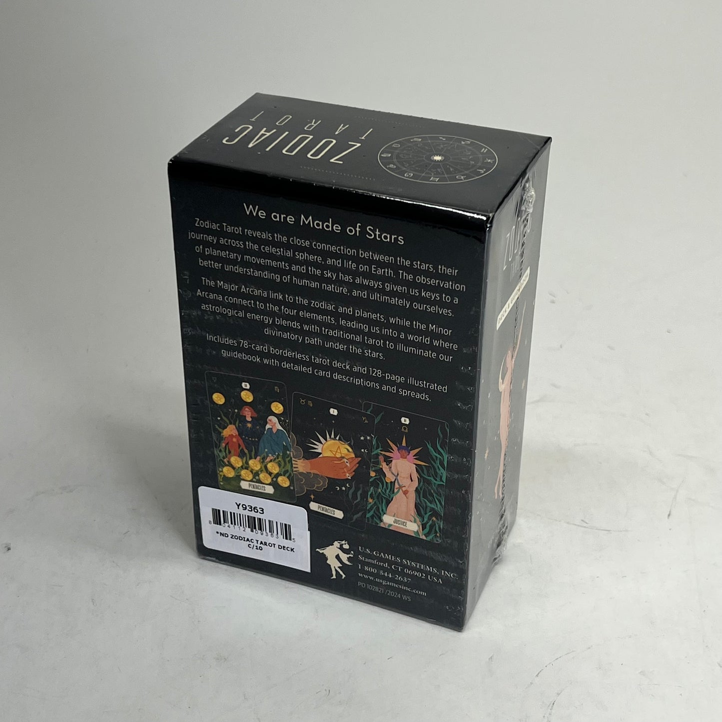 U.S. GAMES SYSTEMS  Deck & Guidebook Set Zodiac Tarot Written by Cecilia Lattari