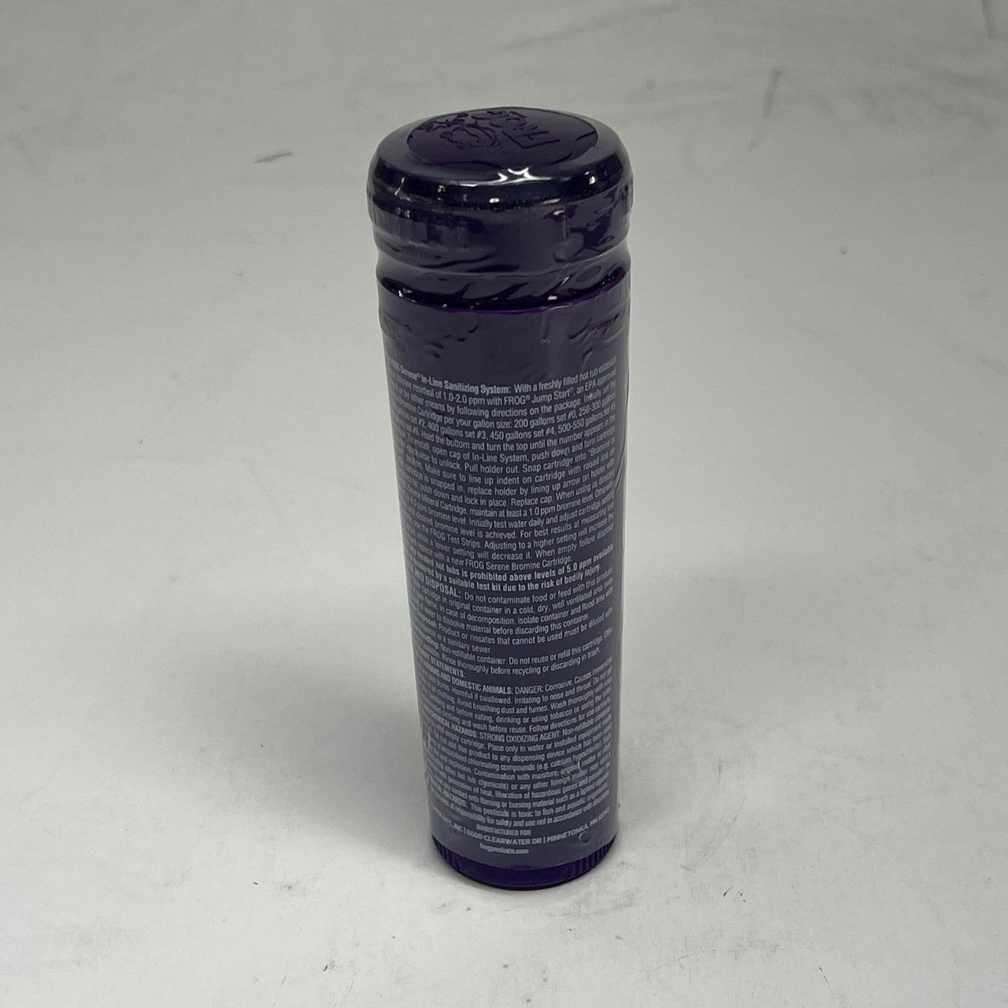 FROG (2 PACK) Serene Bromine Cartridge In-line System Use Only 200g Purple 74361